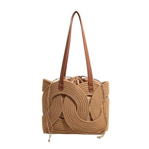 French Niche Square Commuting Shoulder Bag